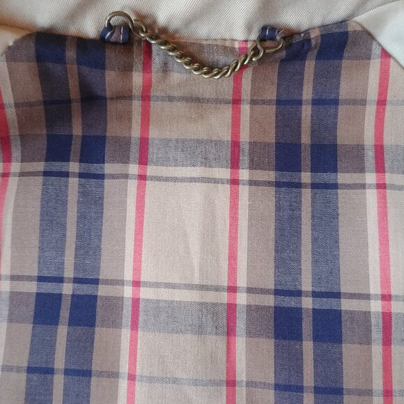 Vintage St Michael Mens Tan Trench Coat "To Fit 42 Inch Chest" - Picture 8 of 15